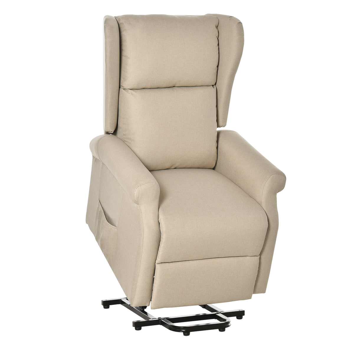 Polyester Fabric Recliner Chair 72.5cm Wide With Footrest - Velmora