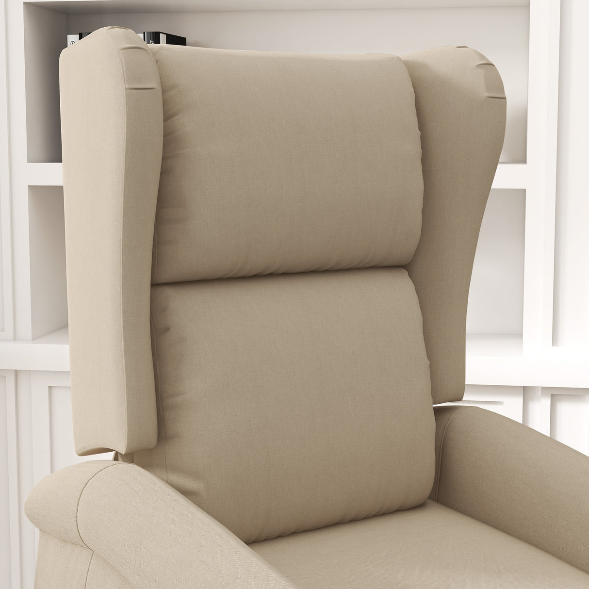 Polyester Fabric Recliner Chair 72.5cm Wide With Footrest - Velmora
