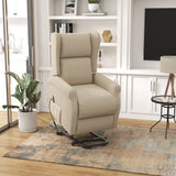 Polyester Fabric Recliner Chair 72.5cm Wide With Footrest - Velmora