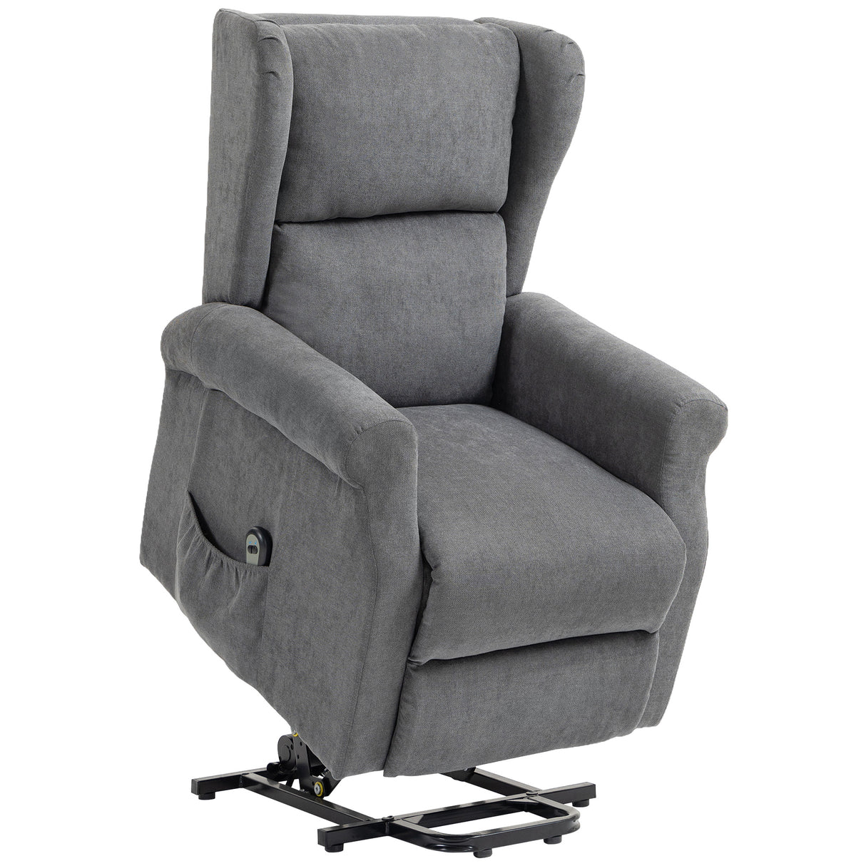 Polyester Fabric Recliner Chair 72.5cm Wide With Footrest - Velmora