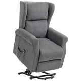 Polyester Fabric Recliner Chair 72.5cm Wide With Footrest - Velmora