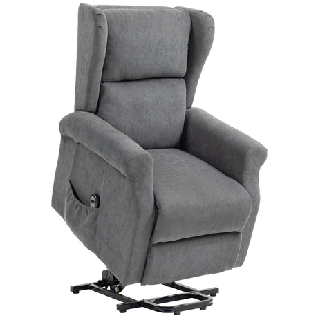 Polyester Fabric Recliner Chair 72.5cm Wide With Footrest - Velmora