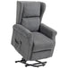 Polyester Fabric Recliner Chair 72.5cm Wide With Footrest - Velmora