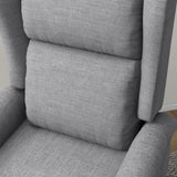 Polyester Fabric Recliner Chair 72.5cm Wide With Footrest - Velmora