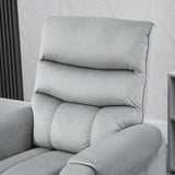 Polyester Fabric Recliner Chair 79cm Wide - Velmora