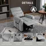Polyester Fabric Recliner Chair 79cm Wide - Velmora