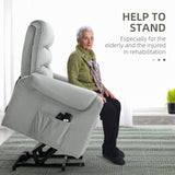 Polyester Fabric Recliner Chair 79cm Wide - Velmora