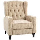 Polyester Fabric Reclining Armchair 73cm Wide - Velmora