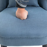 Polyester Fabric Single Sofa Tub Chair 52.5cm Wide in Set Of 2 - Velmora