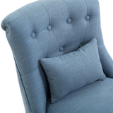 Polyester Fabric Single Sofa Tub Chair 52.5cm Wide in Set Of 2 - Velmora