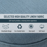 Polyester Fabric Single Sofa Tub Chair 52.5cm Wide in Set Of 2 - Velmora