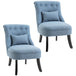 Polyester Fabric Single Sofa Tub Chair 52.5cm Wide in Set Of 2 - Velmora