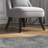 Polyester Fabric Single Sofa Tub Chair 52.5cm Wide in Set Of 2 - Velmora