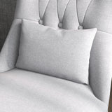 Polyester Fabric Single Sofa Tub Chair 52.5cm Wide in Set Of 2 - Velmora