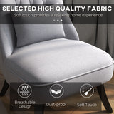 Polyester Fabric Single Sofa Tub Chair 52.5cm Wide in Set Of 2 - Velmora