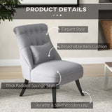 Polyester Fabric Single Sofa Tub Chair 52.5cm Wide in Set Of 2 - Velmora