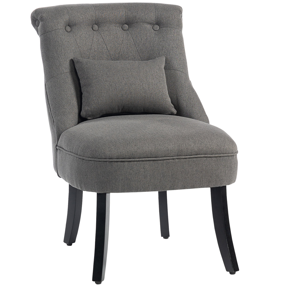 Polyester Fabric Single Sofa Tub Chair 52.5cm Wide - Velmora