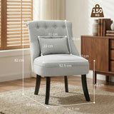Polyester Fabric Single Sofa Tub Chair 52.5cm Wide - Velmora