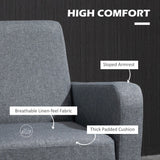 Polyester Fabric Upholstered Accent Chair 66cm Wide in Set Of 2 - Velmora