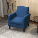 Polyester Fabric Upholstered Accent Chair 66cm Wide in Set Of 2 - Velmora