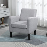 Polyester Fabric Upholstered Accent Chair 66cm Wide in Set Of 2 - Velmora
