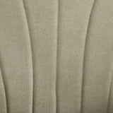 Polyester Fabric Upholstered Accent Chair With Rolled Arms 80cm Wide - Velmora