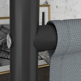 Polyester Garden Privacy Screen With Metal Frame And Wheels 183cm Wide - Velmora