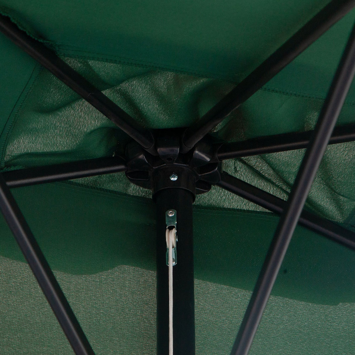 Polyester Half Parasol Umbrella 230cm Wide x 130cm Depth - Velmora