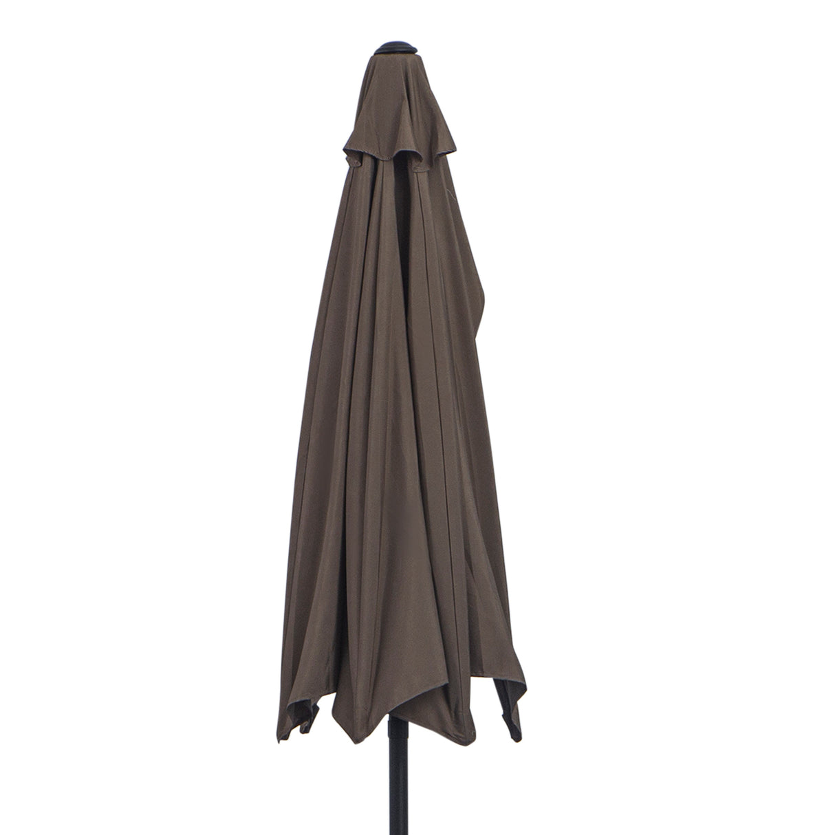 Polyester Half Parasol Umbrella 269cm Wide x 138cm Depth - Velmora