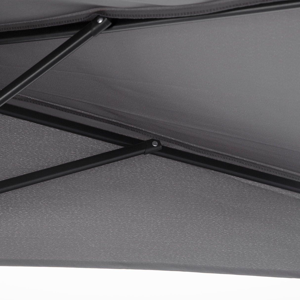 Polyester Half Parasol Umbrella 293cm Wide x 150cm Depth - Velmora