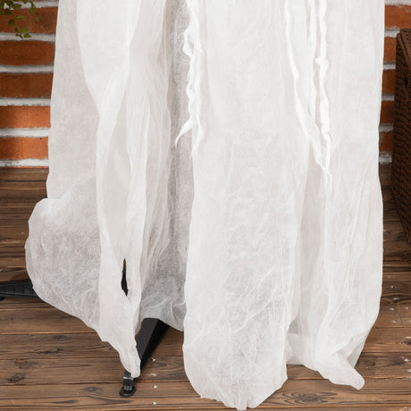 Polyester Halloween Witch Holding Pumpkin Head 189cm High - Velmora
