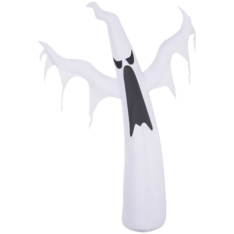 Polyester Inflatable Halloween Floating Ghost 180cm High With LED - Velmora
