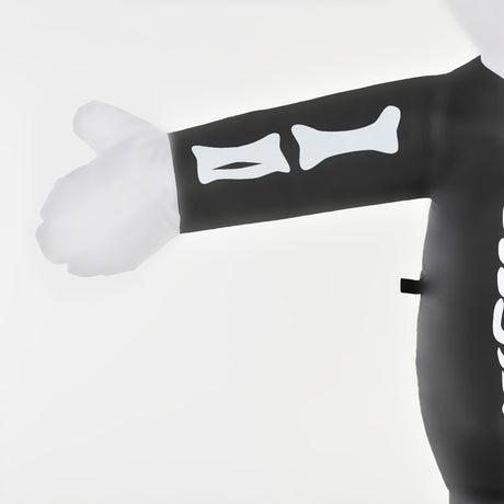 Polyester Inflatable Halloween Skeleton 300cm High With LED - Velmora