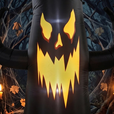 Polyester Inflatable Halloween Spooky Tree 250cm High With LED - Velmora