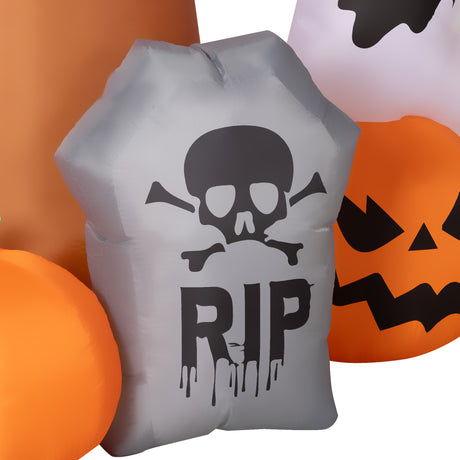 Polyester Inflatable Halloween Tree 240cm High With LED - Velmora