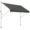 Polyester Manual Awning 300cm Wide x 175cm Depth - Velmora