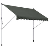 Polyester Manual Awning 300cm Wide x 175cm Depth - Velmora