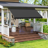 Polyester Manual Awning 300cm Wide x 175cm Depth - Velmora