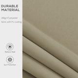 Polyester Manual Retractable Awning 250cm Wide x 200cm Depth - Velmora
