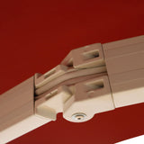 Polyester Manual Retractable Awning 250cm Wide x 200cm Depth - Velmora