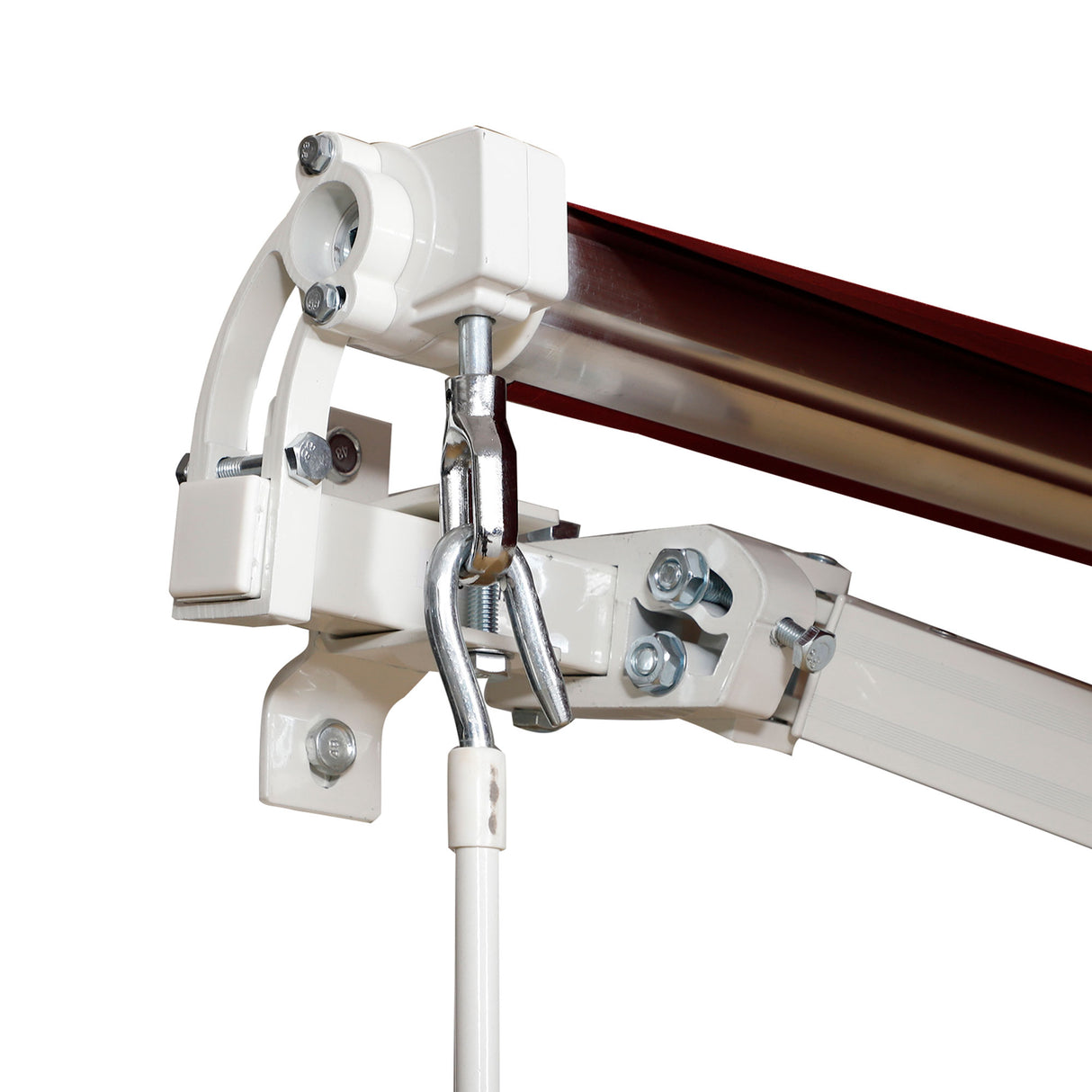 Polyester Manual Retractable Awning 250cm Wide x 200cm Depth - Velmora