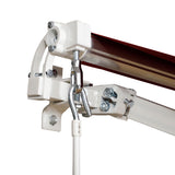 Polyester Manual Retractable Awning 250cm Wide x 200cm Depth - Velmora
