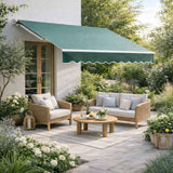 Polyester Manual Retractable Awning 295cm Wide x 250cm Depth - Velmora