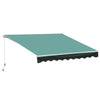 Polyester Manual Retractable Awning 295cm Wide x 250cm Depth - Velmora