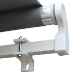 Polyester Manual Retractable Awning 395cm Wide x 300cm Depth - Velmora