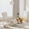 Polyester Recliner Chair 67cm Wide With Footrest - Velmora