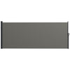Polyester Retractable Side Awning 160cm High x 400cm Wide - Velmora