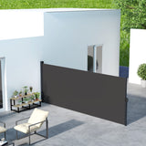 Polyester Retractable Side Awning 180cm High x 400cm Wide - Velmora