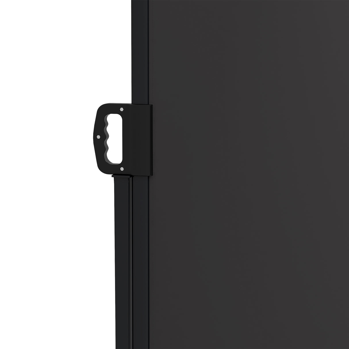 Polyester Retractable Side Awning 180cm High x 400cm Wide - Velmora