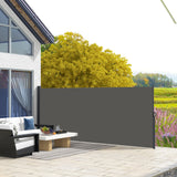 Polyester Retractable Side Awning 180cm High x 400cm Wide - Velmora
